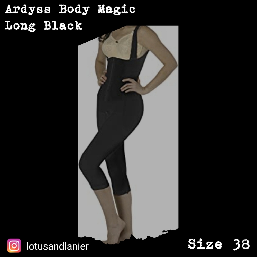 Ardyss Body Magic Long Black  Sz 38 NWOT /NWT